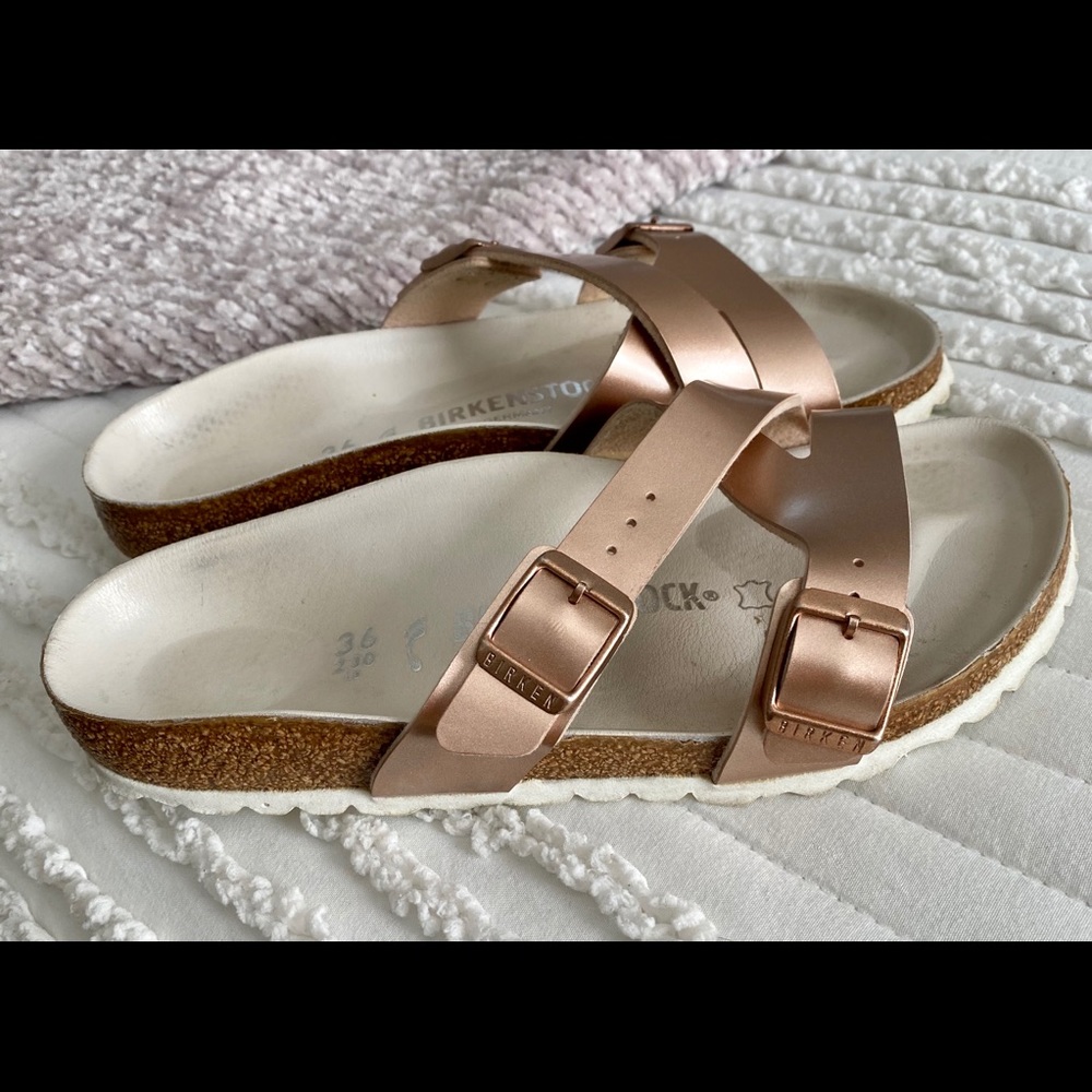 Yao Lux Birkenstock Rose Gold